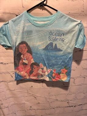 Disney Light Blue 'Ocean Sisters' Graphic Tee